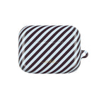 Plum & Blue Striped Diagonal Funda para AirPods