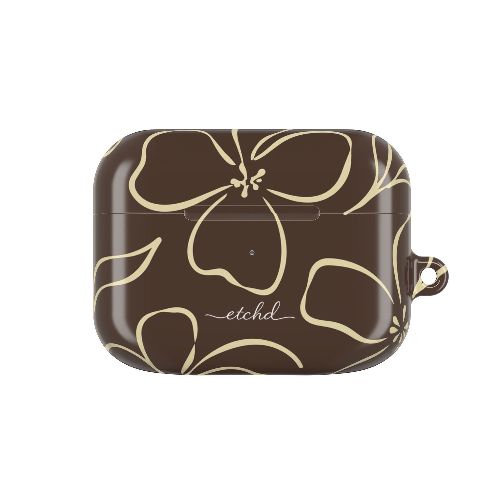 Butter & Brown Floral AirPod Case by etchd