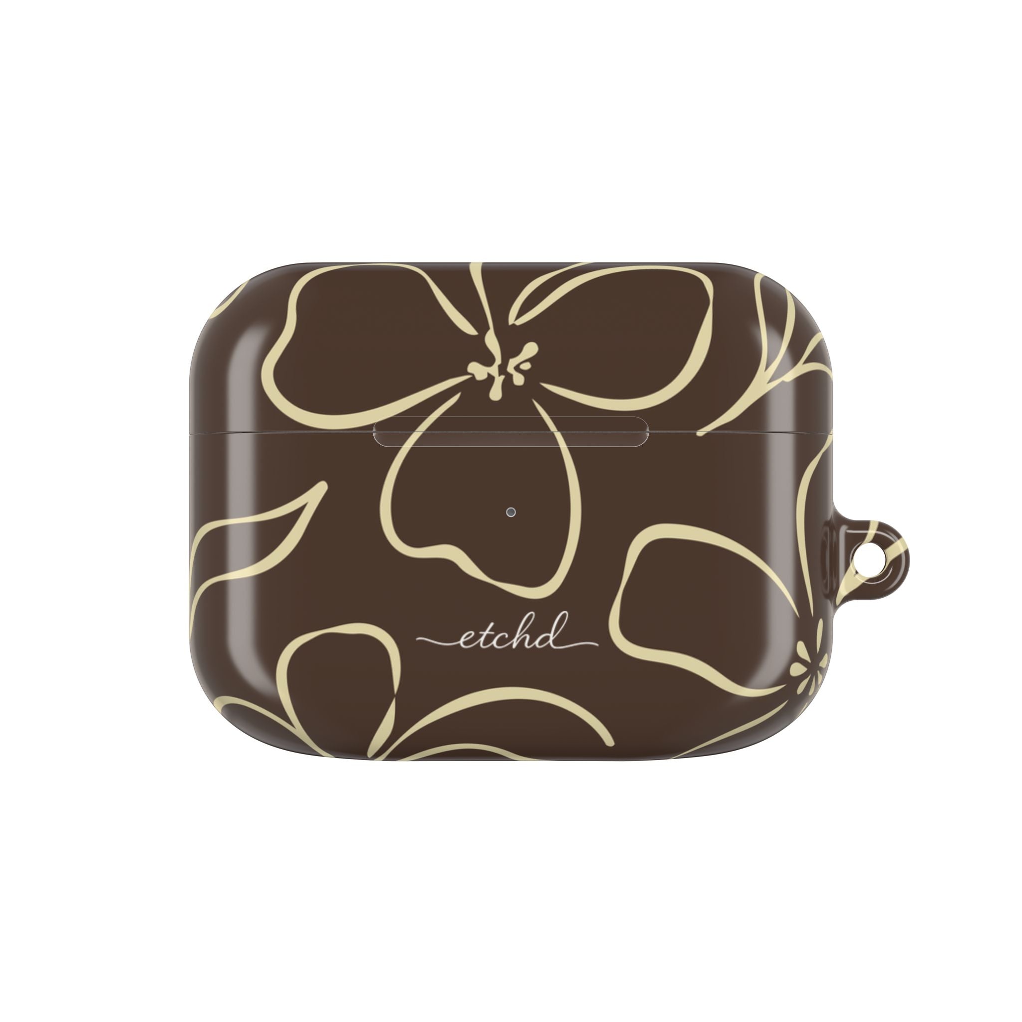 Butter & Brown Floral AirPod Case by etchd