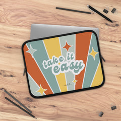 Take It Easy Laptop Sleeve by etchd, view 5
