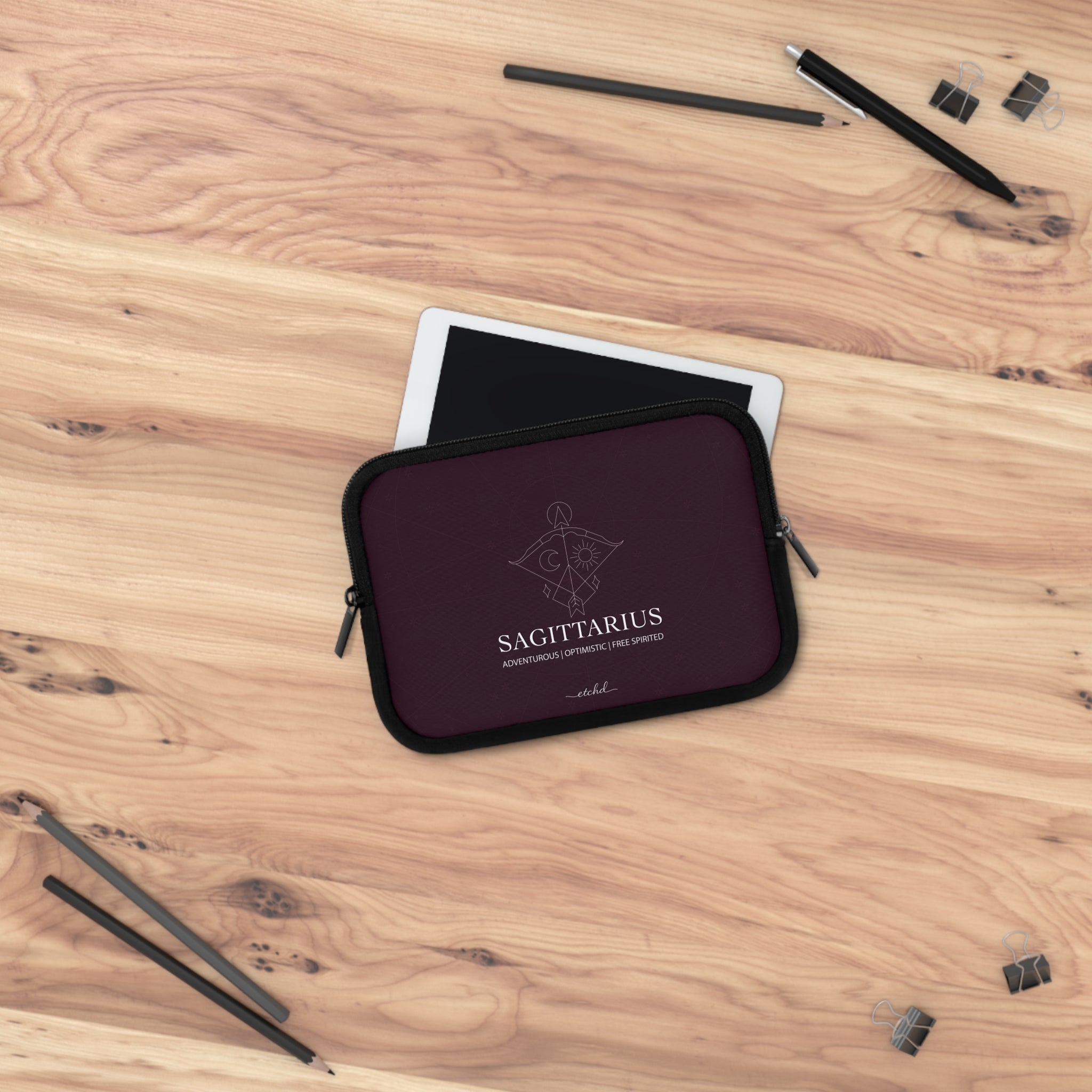 Sagittarius Laptop Sleeve by etchd, view 14