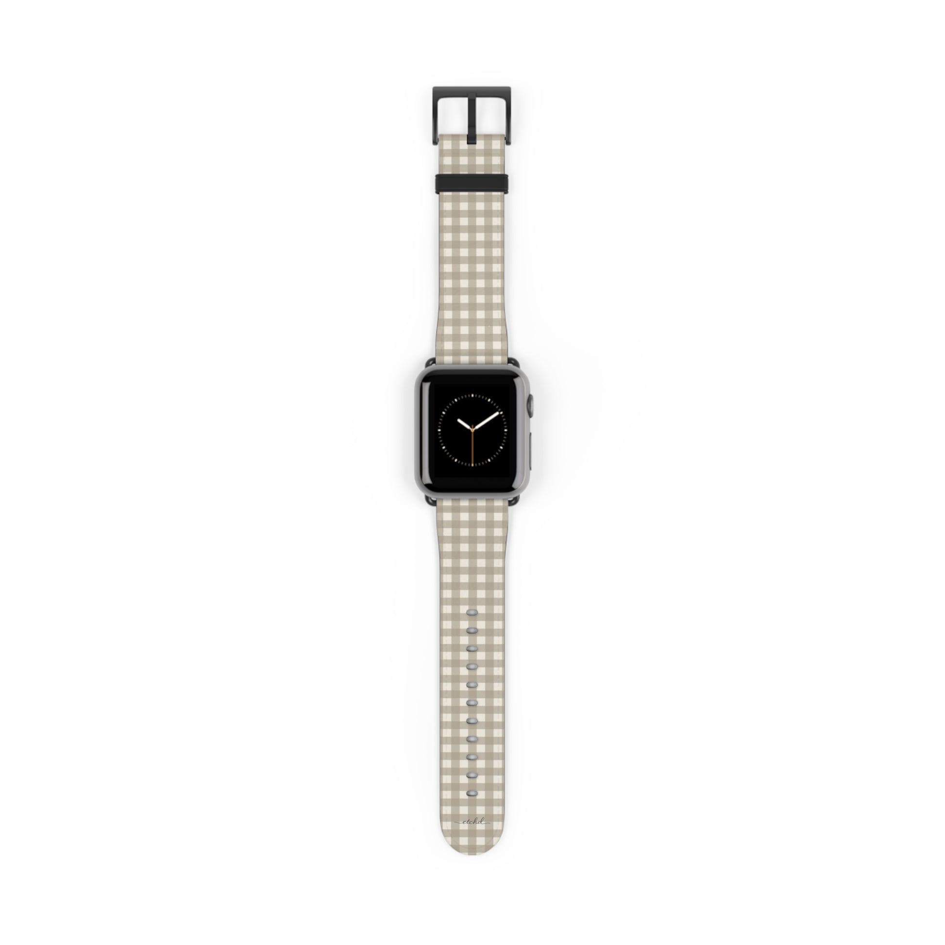 Neutral Gingham Cinturino per smartwatch di etchd