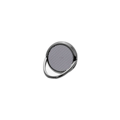 Blue And Plum Striped Phone Ring Holder by etchd