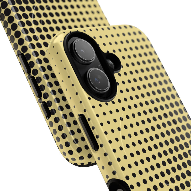 Butter Halftone Magnetic Phone Case by etchd, view 87