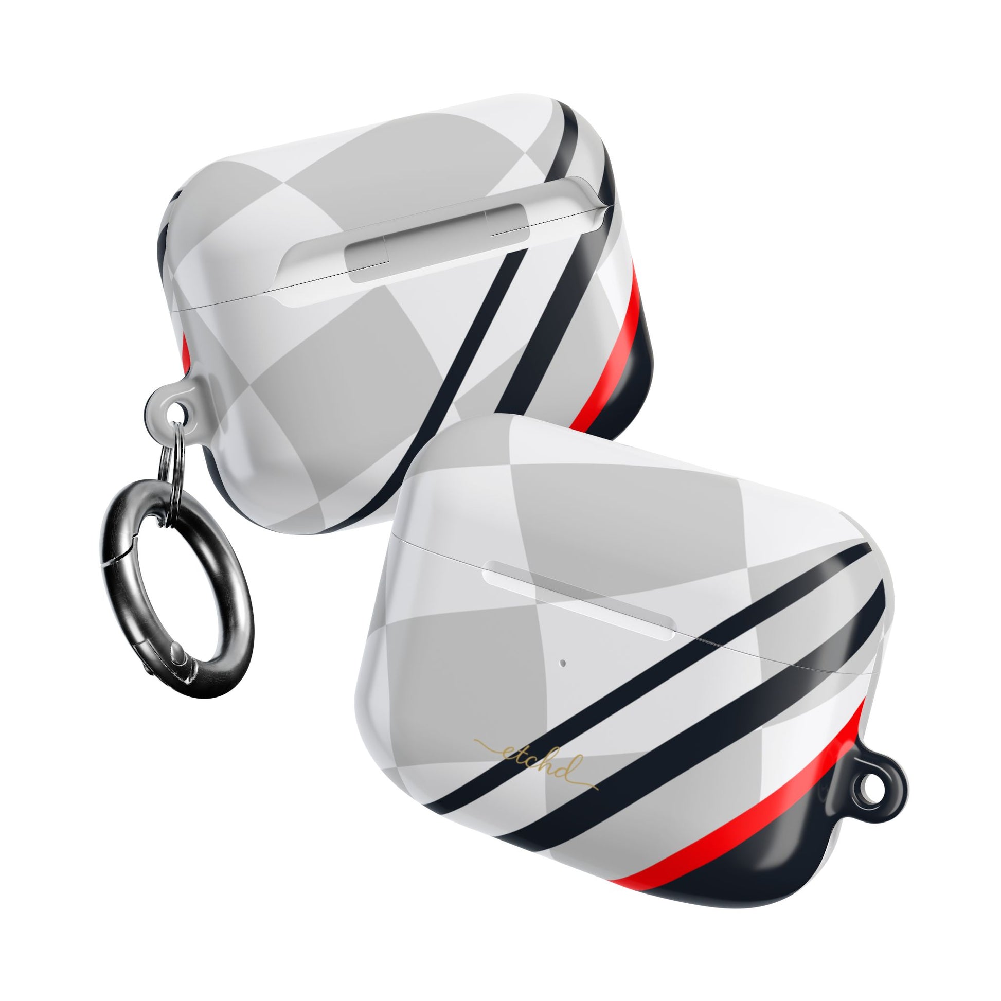 Checkered Flag AirPod Case by etchd, view 10