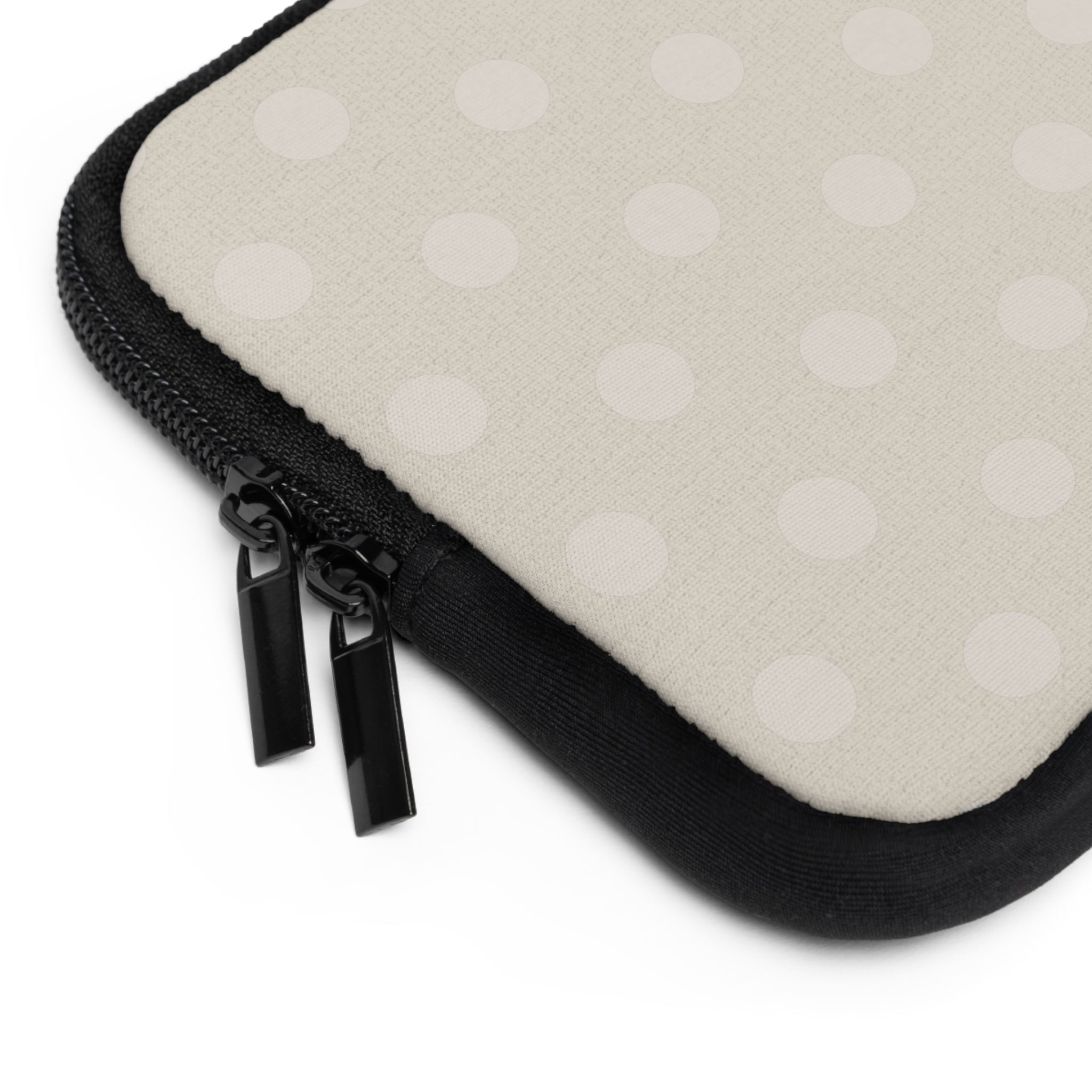 Neutral Polka Dot Laptop Sleeve by etchd, view 12
