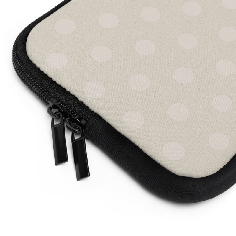 Neutral Polka Dot Laptop Sleeve by etchd, view 12