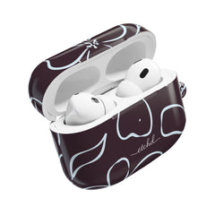 Plum & Blue Floral AirPod Case by etchd, view 9