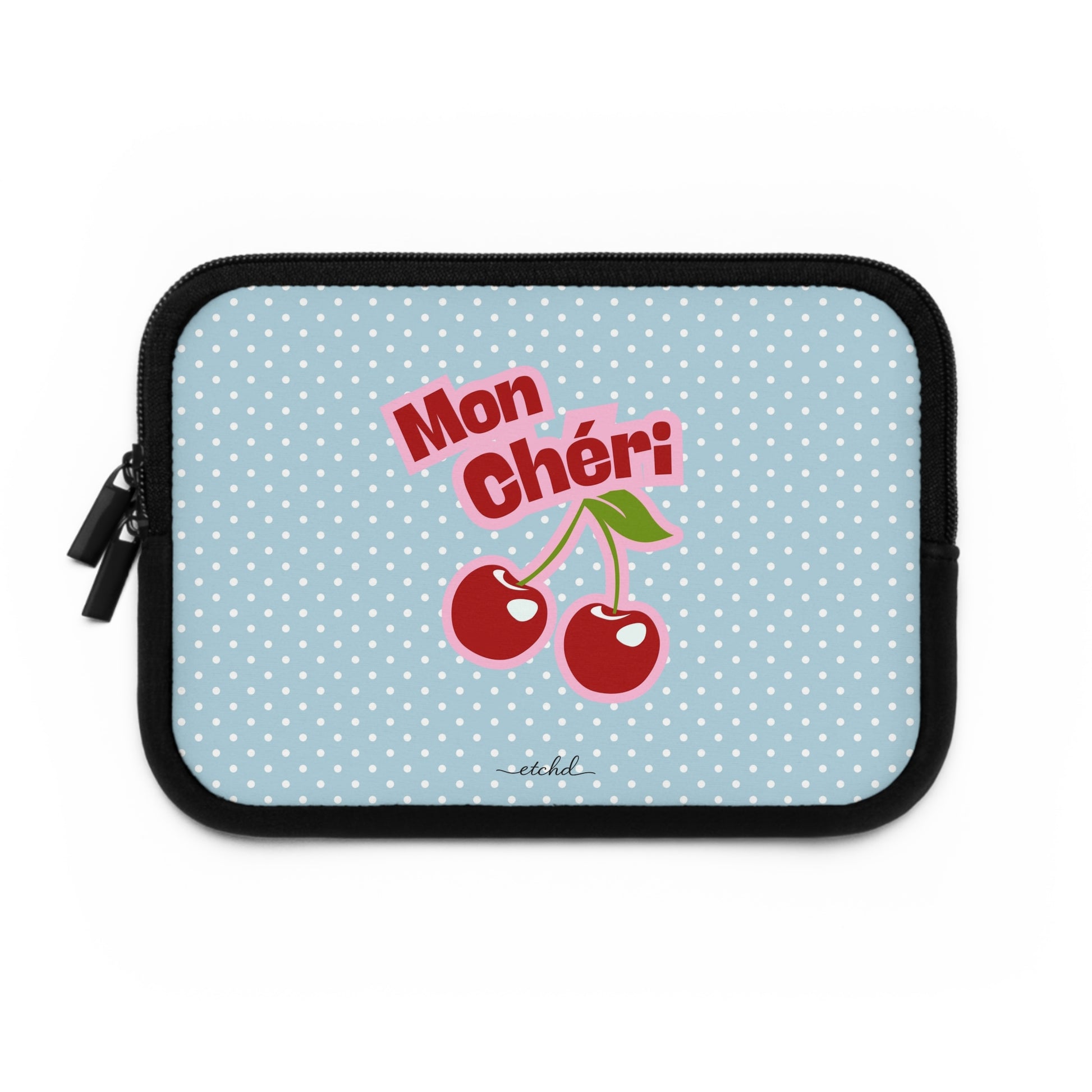Mon Chéri Laptop Sleeve by etchd, view 2