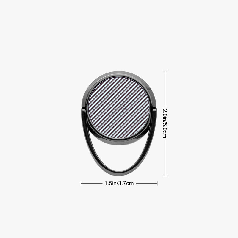 Blue And Plum Striped Phone Ring Holder-zoom-