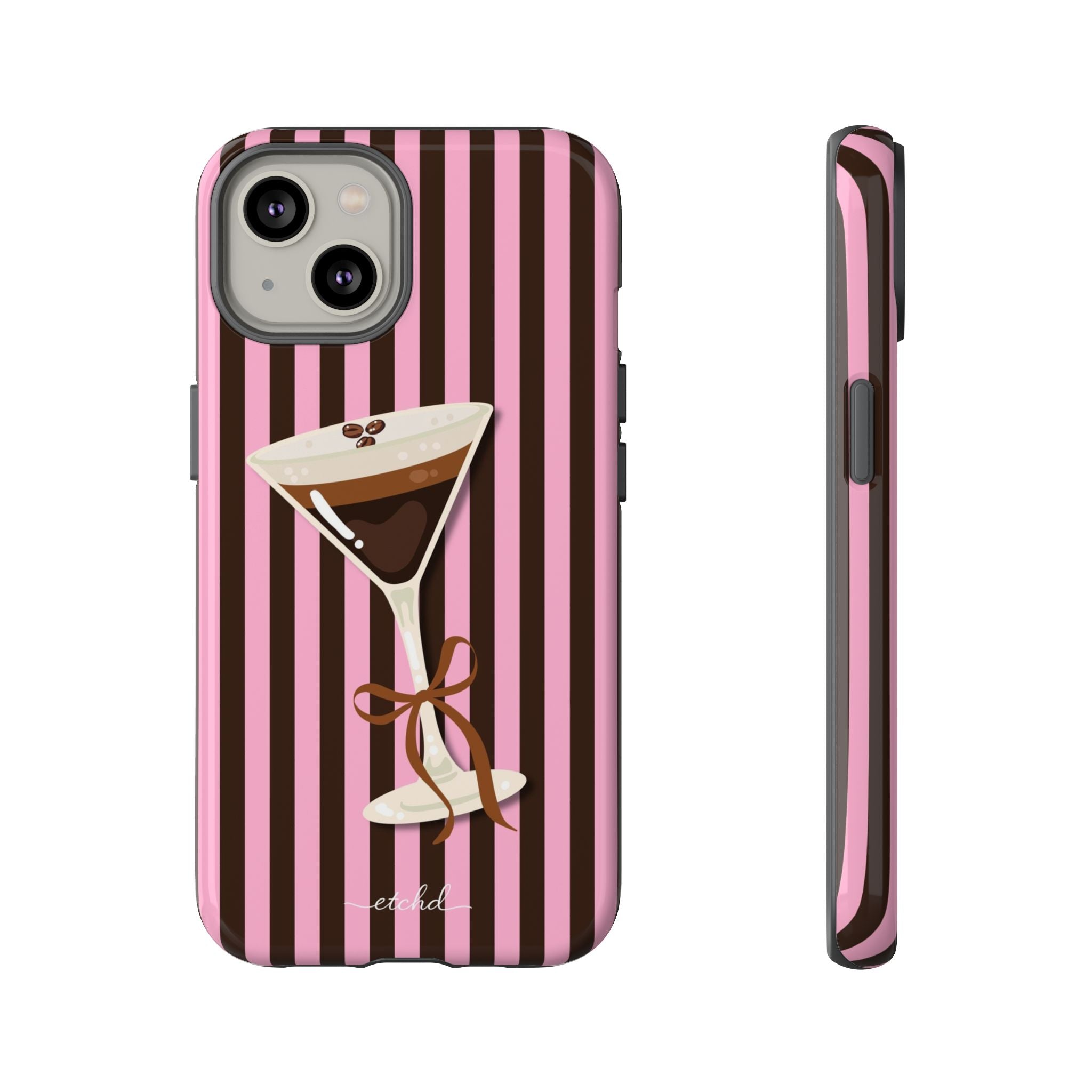 Espresso Martini Phone Case by etchd, view 2