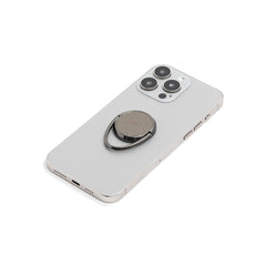 Cream & Brown Striped Diagonal Phone Ring Holder by etchd, view 6