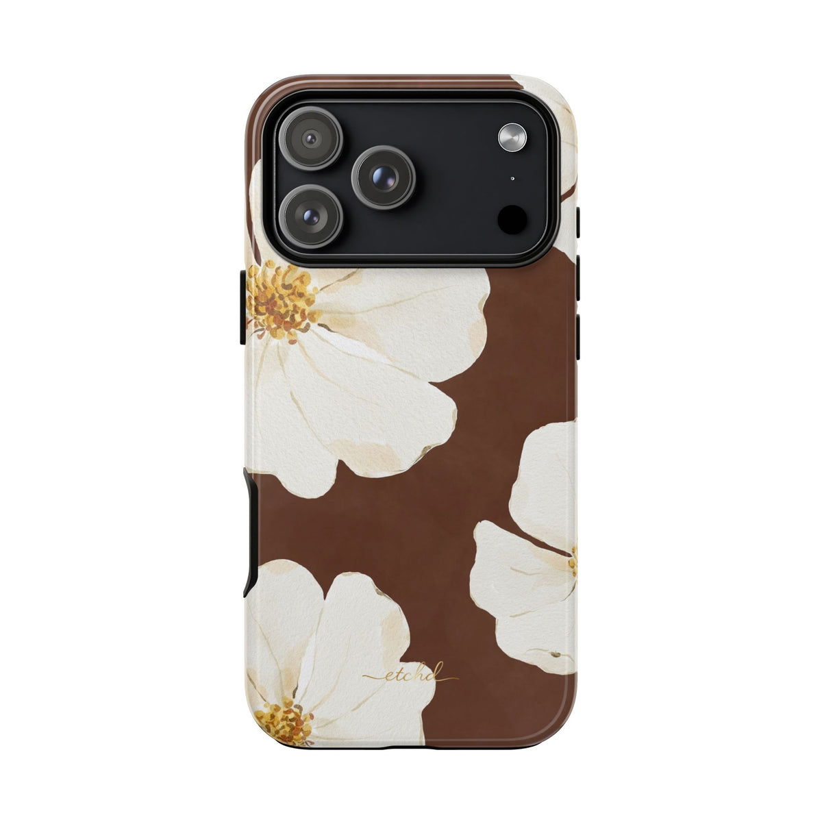 Mocha Blossom Phone Case by etchd, view 59