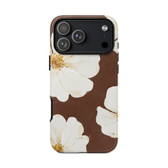 Mocha Blossom Phone Case by etchd, view 59