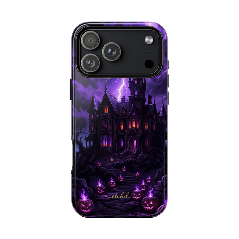 Violet Haunt Phone Case by etchd, view 59