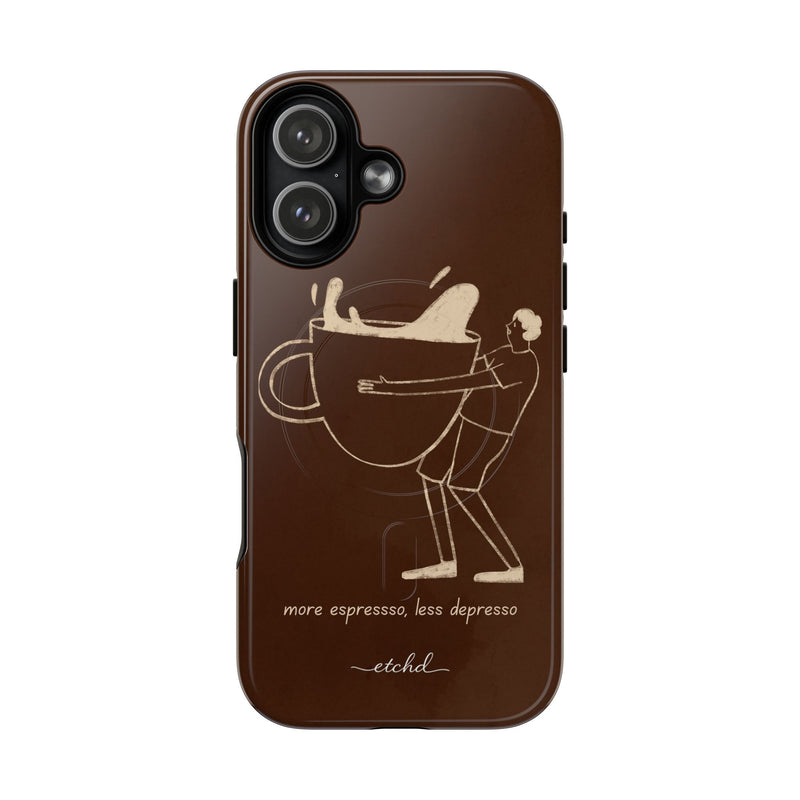 Gentlemen Espresso Magnetic Phone Case-zoom-