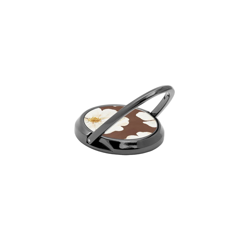 Mocha Blossom Phone Ring Holder-zoom-