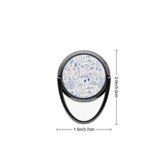 Food Pattern Phone Ring Holder by etchd, view 3