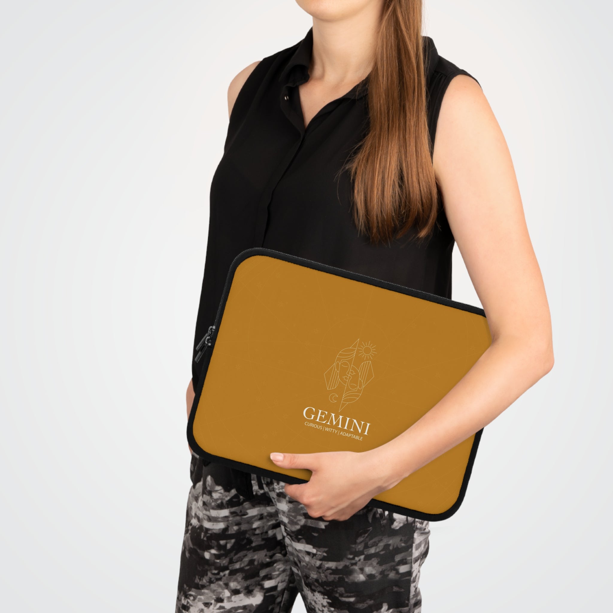 Gemini Laptop Sleeve by etchd, view 6