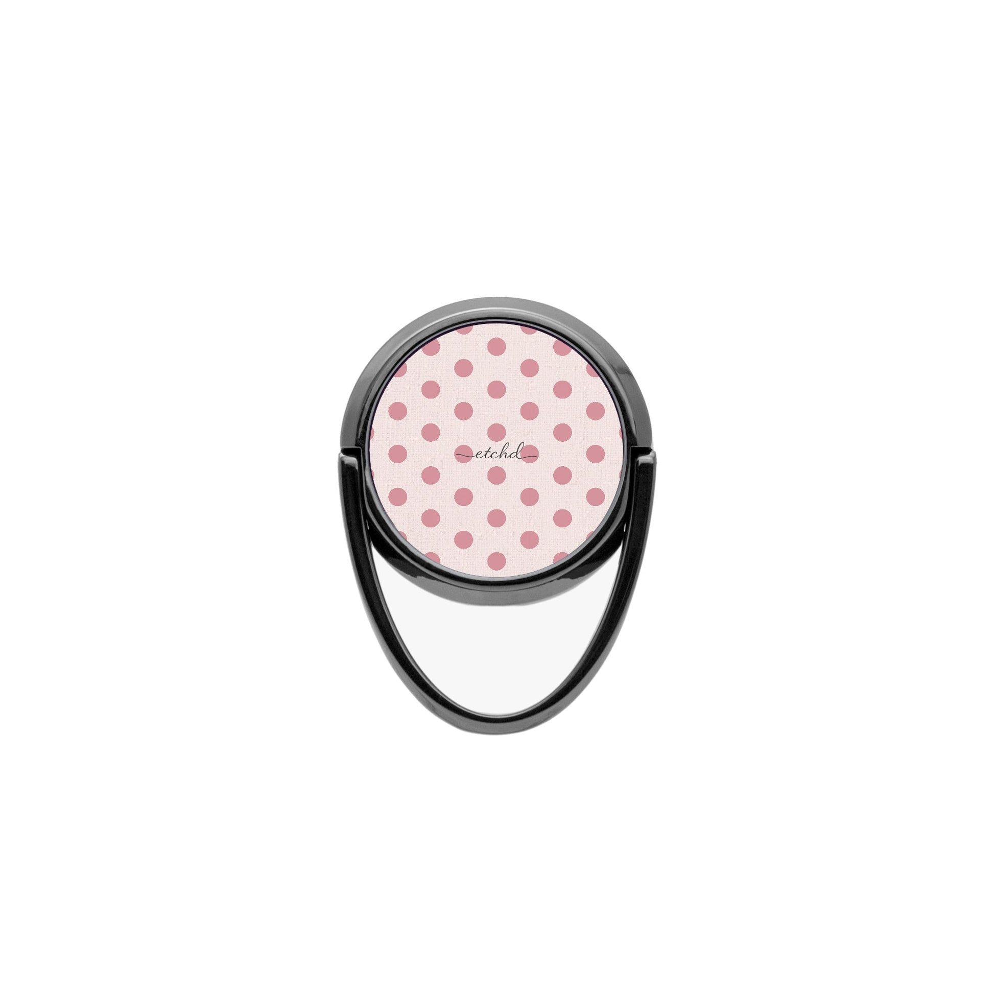 Blush Polka Dot Phone Ring Holder by etchd, view 4