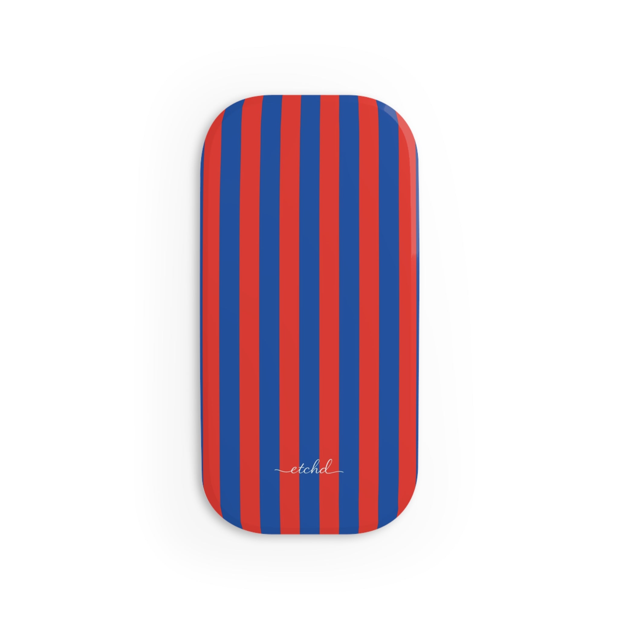 Cobalt And Poppy Click-On Phone Grip by etchd, view 2