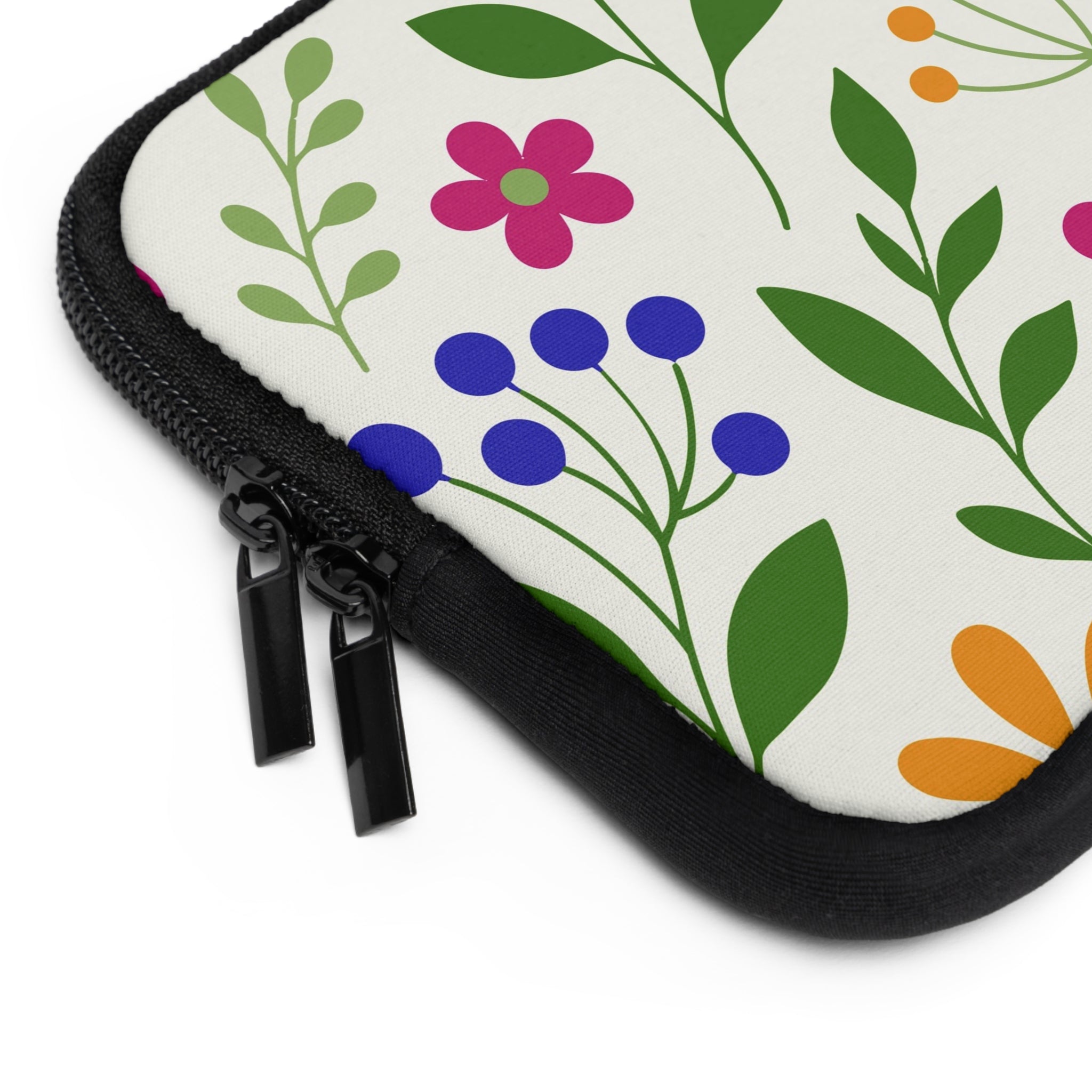 Funky Floral Laptop Sleeve by etchd, view 12