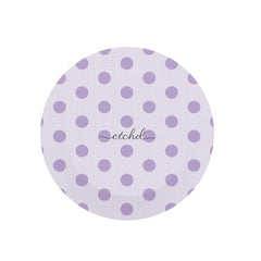 Lilac Polka Dot Phone Grip And Stand by etchd, view 2