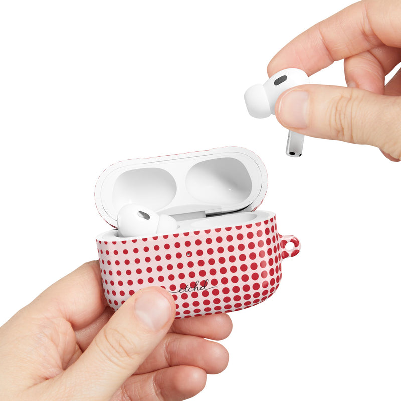 Cherry Halftone AirPod Case by etchd, view 11