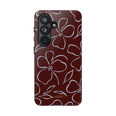 Blue & Cherry Floral Phone Case by etchd, view 61