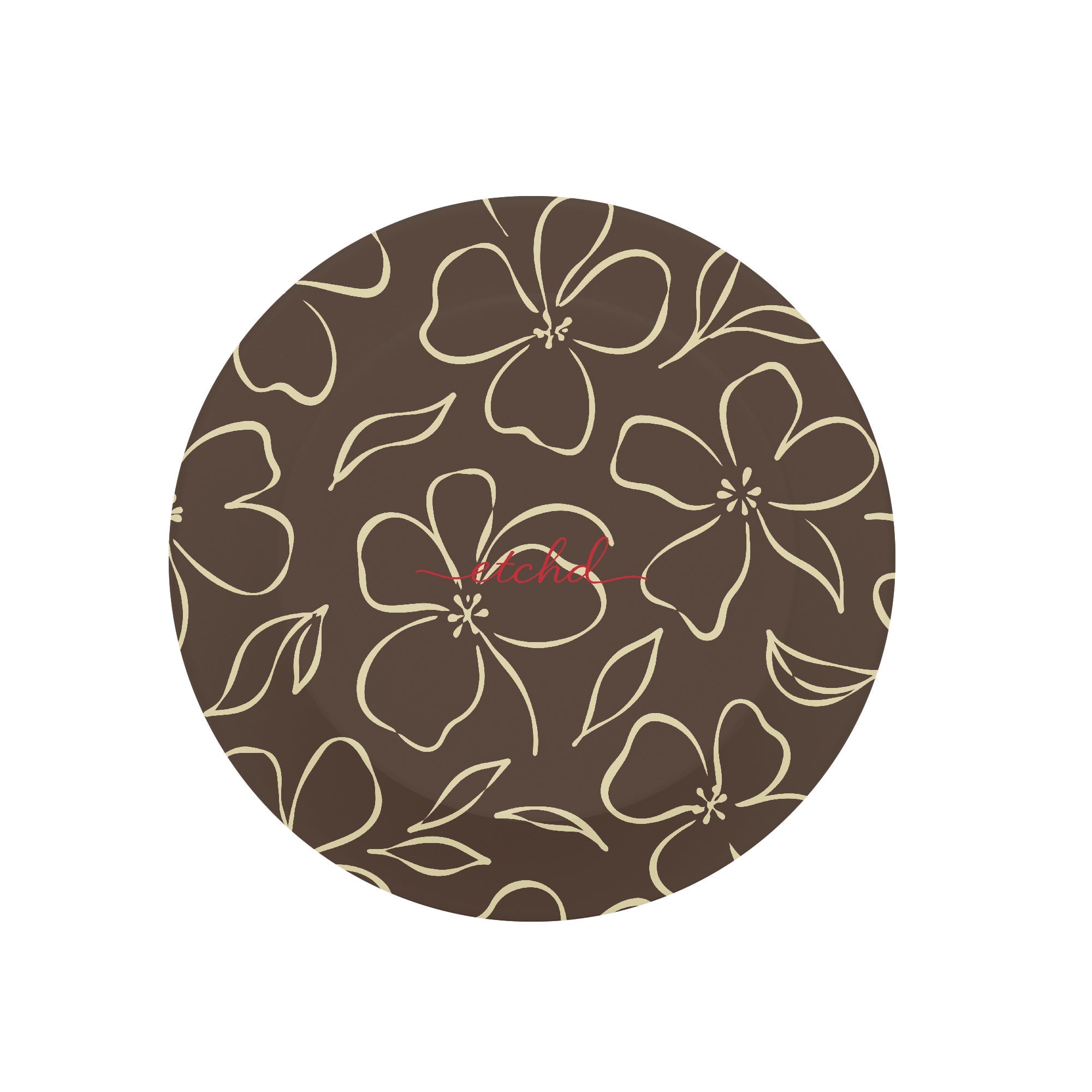 Butter & Brown Floral Phone Grip And Stand by etchd, view 2