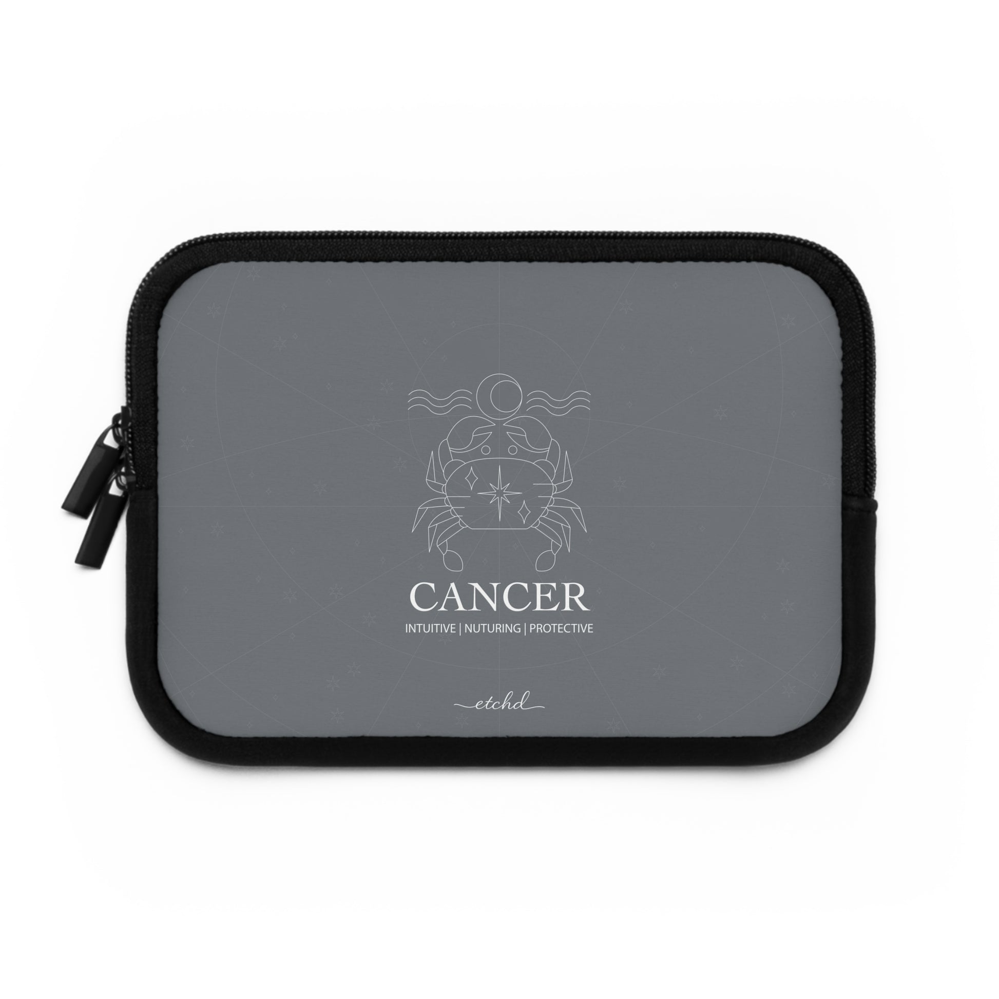 Cancer Laptop Sleeve by etchd, view 2