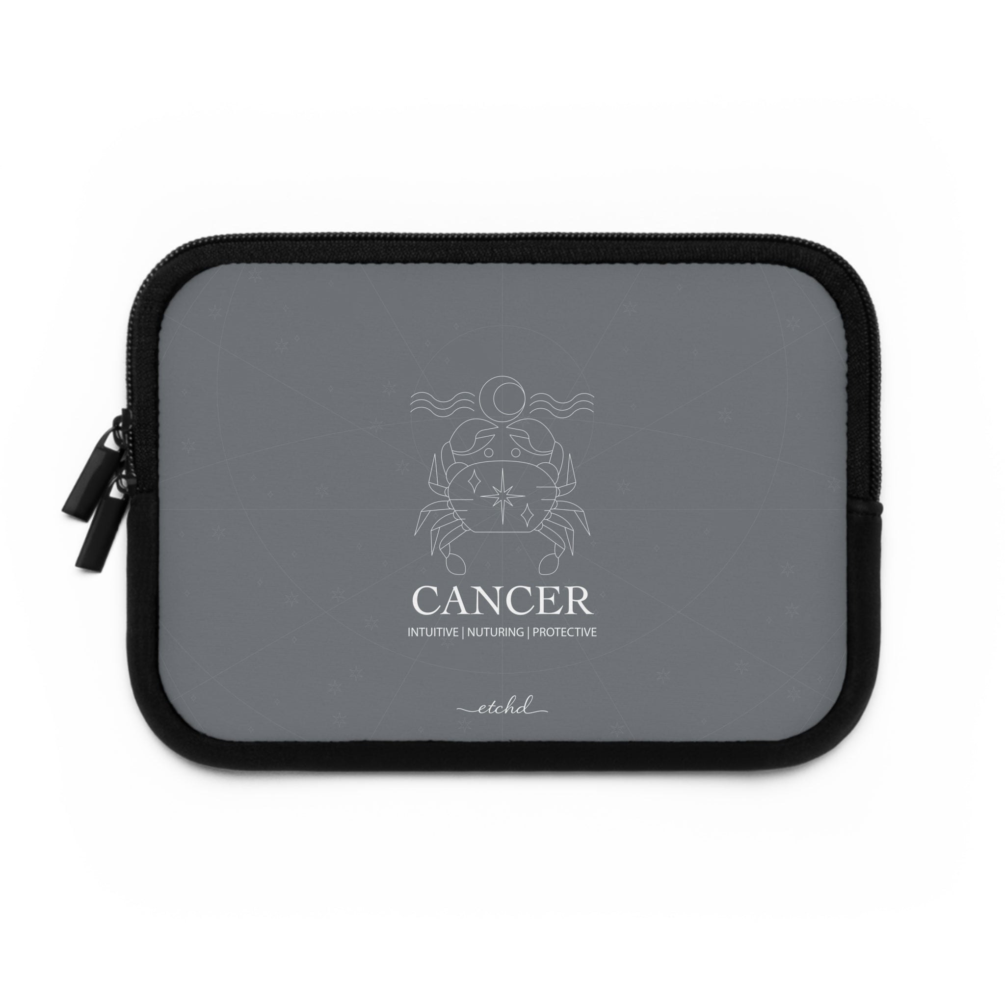 Cancer Laptop Sleeve by etchd, view 2