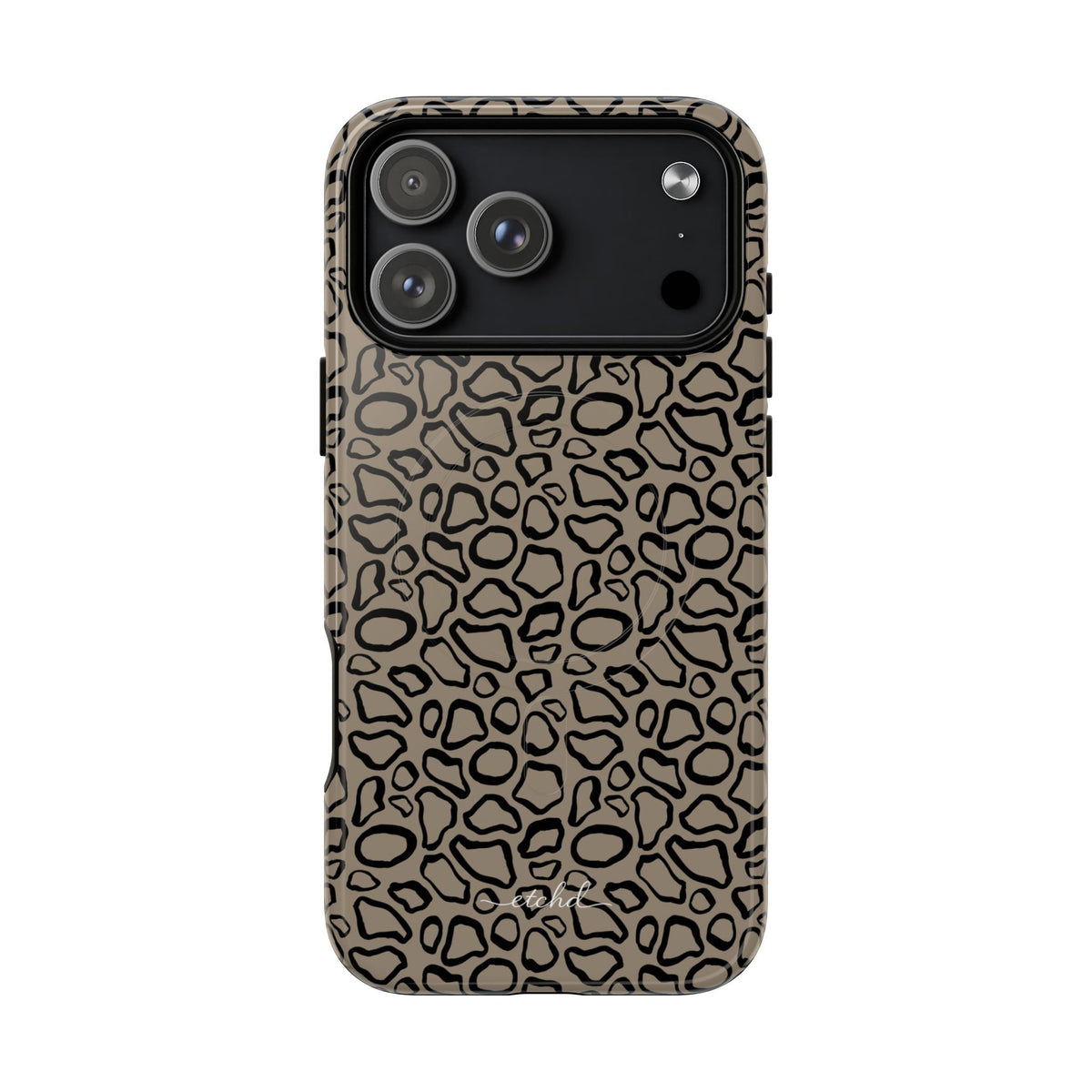 Abstract Print Taupe Magnetic Phone Case by etchd, view 31