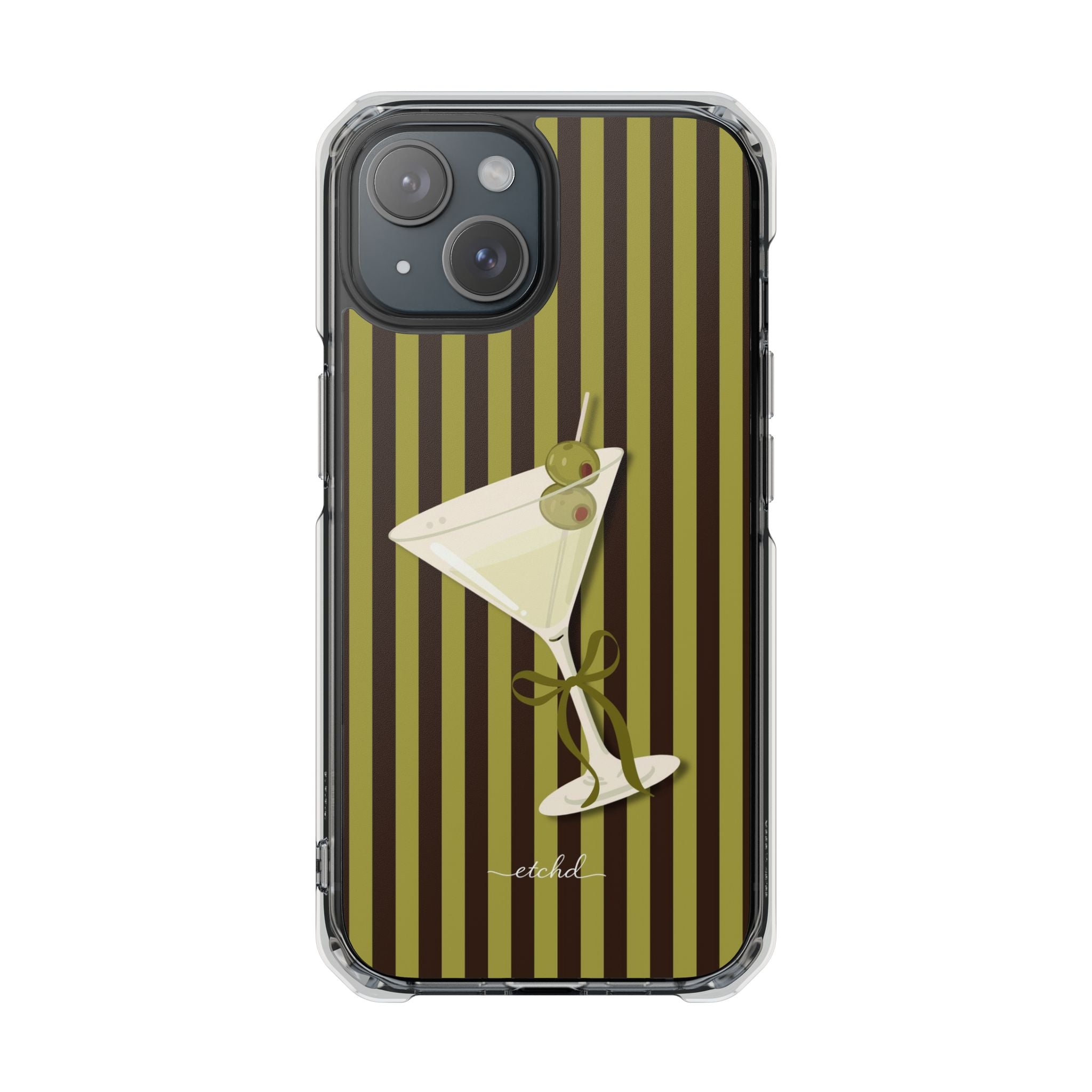 Martini Clear Magnetic Phone Case