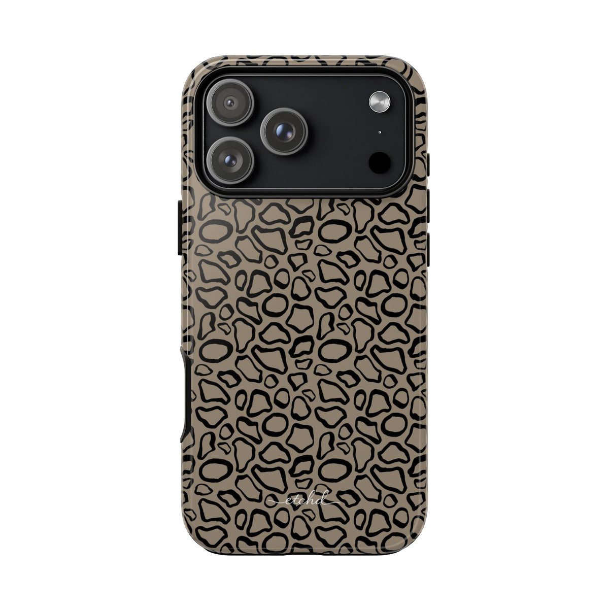 Abstract Print Taupe Phone Case by etchd, view 59
