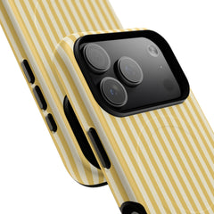 Butter & Cream Striped Magnetic Phone Case by etchd, view 100