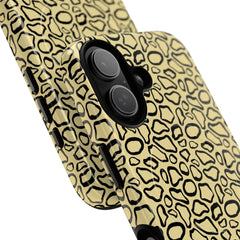 Abstract Print Butter Magnetic Phone Case by etchd, view 87