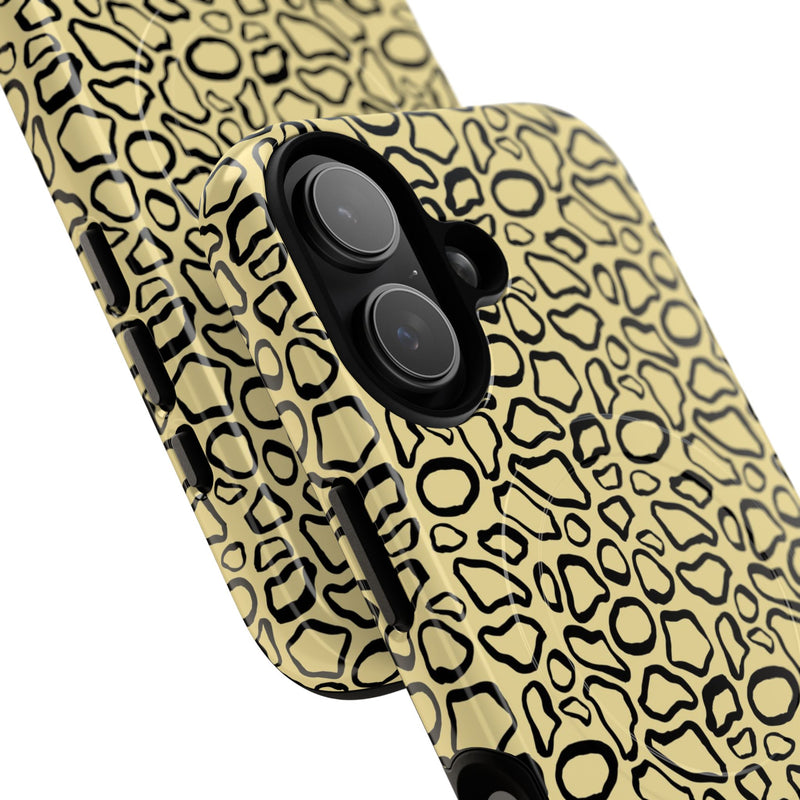 Abstract Print Butter Magnetic Phone Case by etchd, view 87