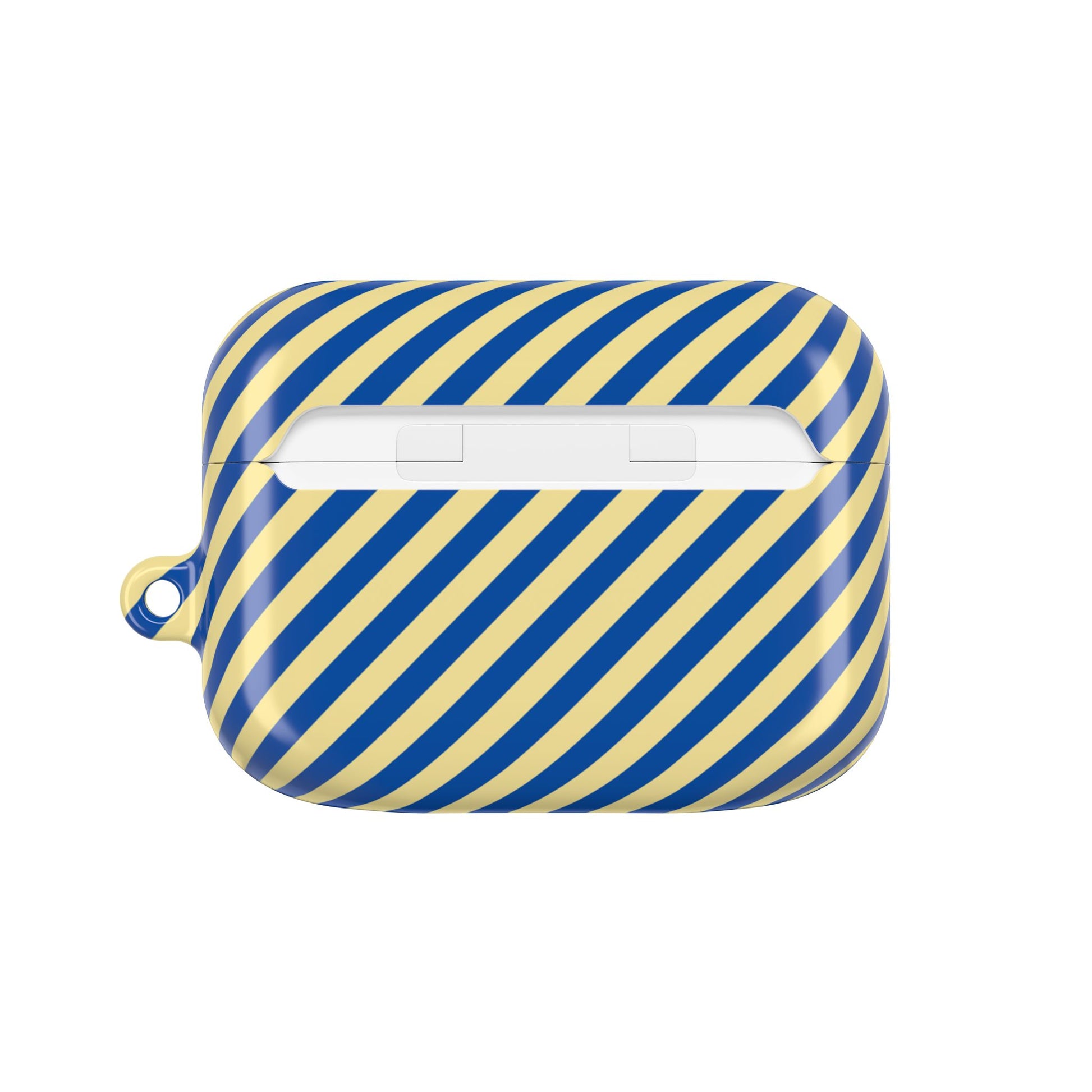 Cobalt & Butter Striped Diagonal AirPod Case by etchd, view 7