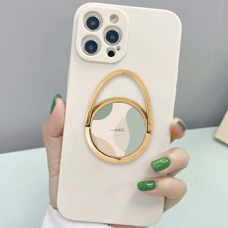 Earth Tone Drehbare Ring Handyhalterung-zoom-