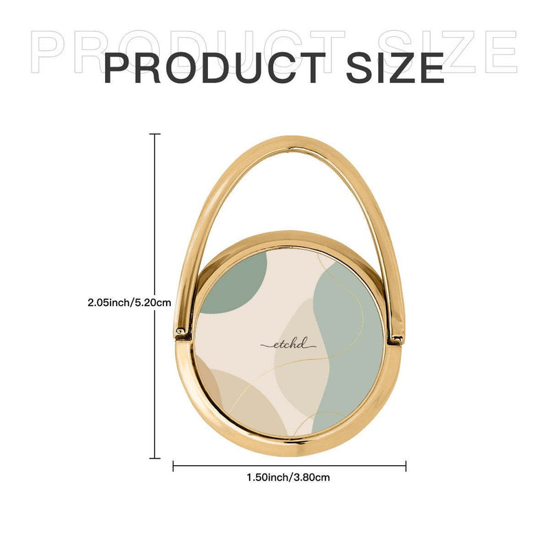 Earth Tone Drehbare Ring Handyhalterung-zoom-