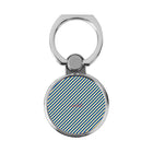 Cobalt & Butter Striped Diagonal Classic Ring Holder