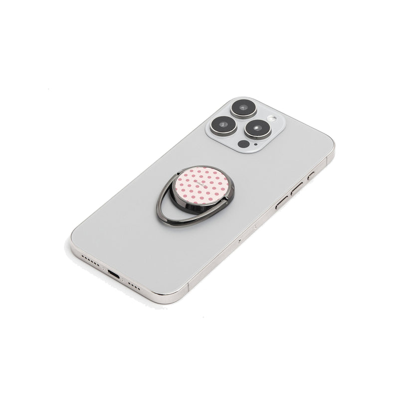 Blush Polka Dot Anneau de Maintien Téléphone-zoom-