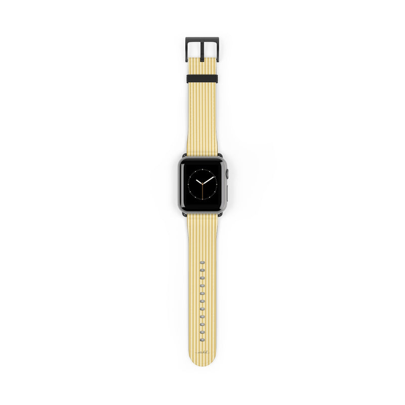 Butter & Cream Striped Cinturino per smartwatch di etchd