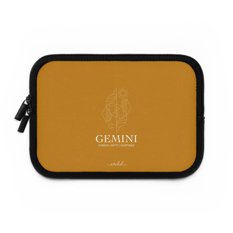 Gemini Laptop Sleeve by etchd, view 2