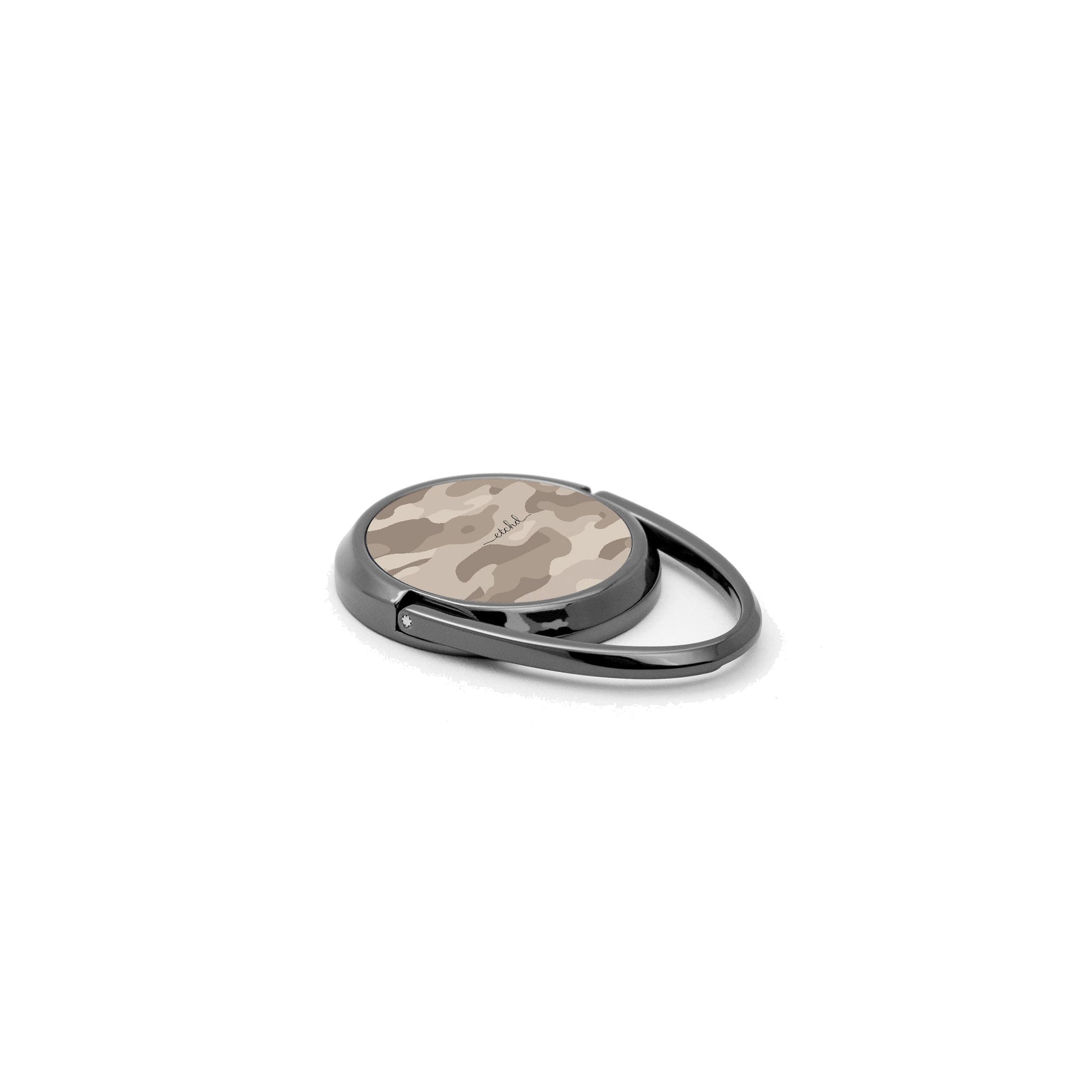 Beige Camo Phone Ring Holder by etchd, view 2
