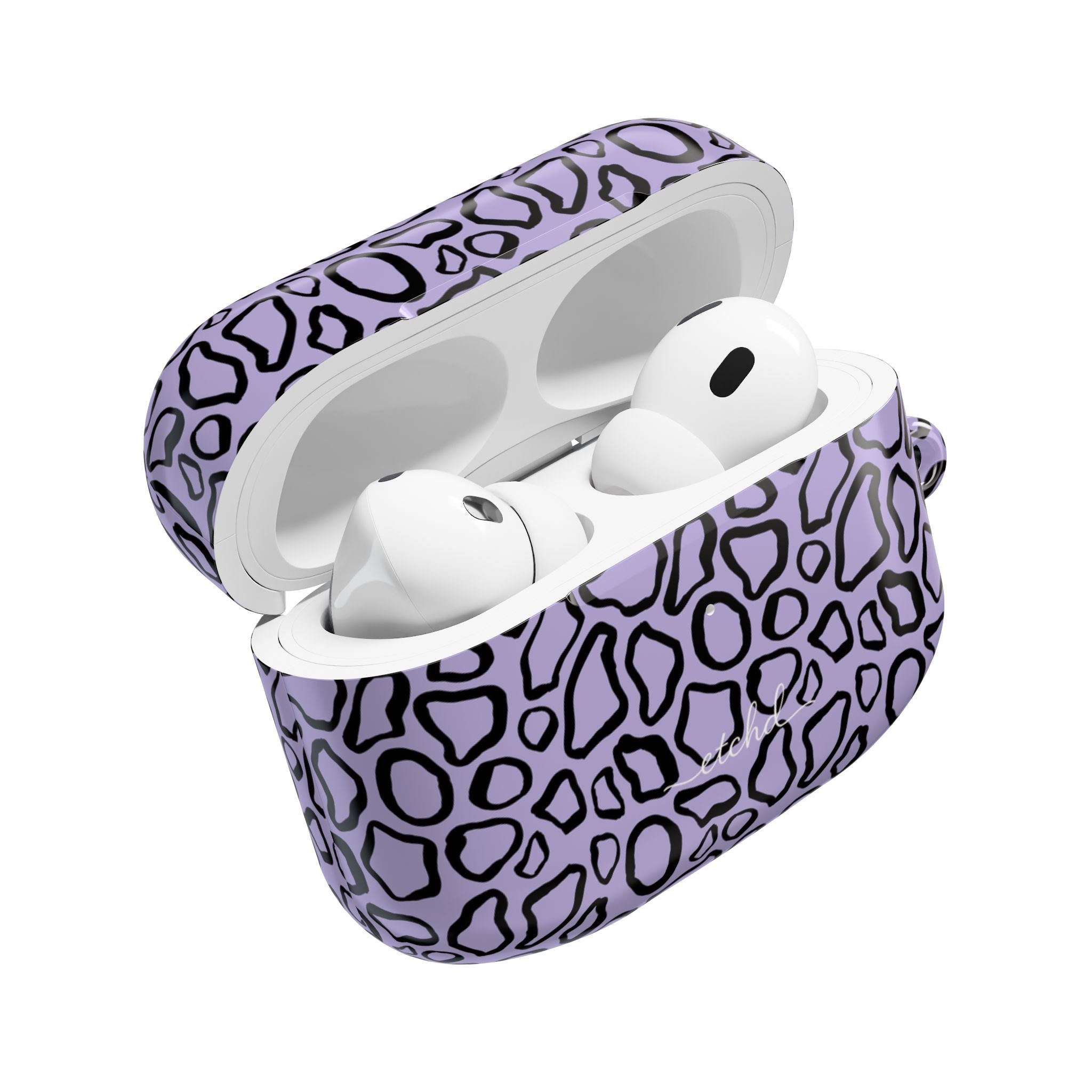 Abstract Print Lavender AirPod Case by etchd, view 9