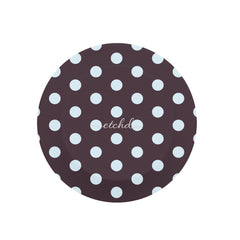 Blue And Plum Polka Dot Phone Grip And Stand by etchd, view 2