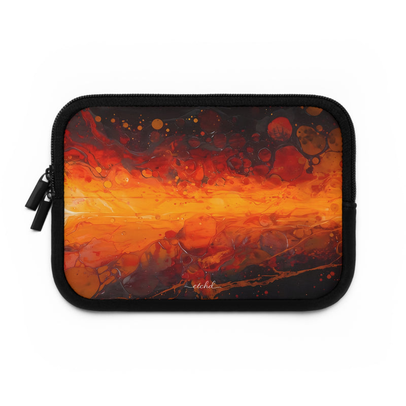 Molten Core Laptop Sleeve by etchd, view 2