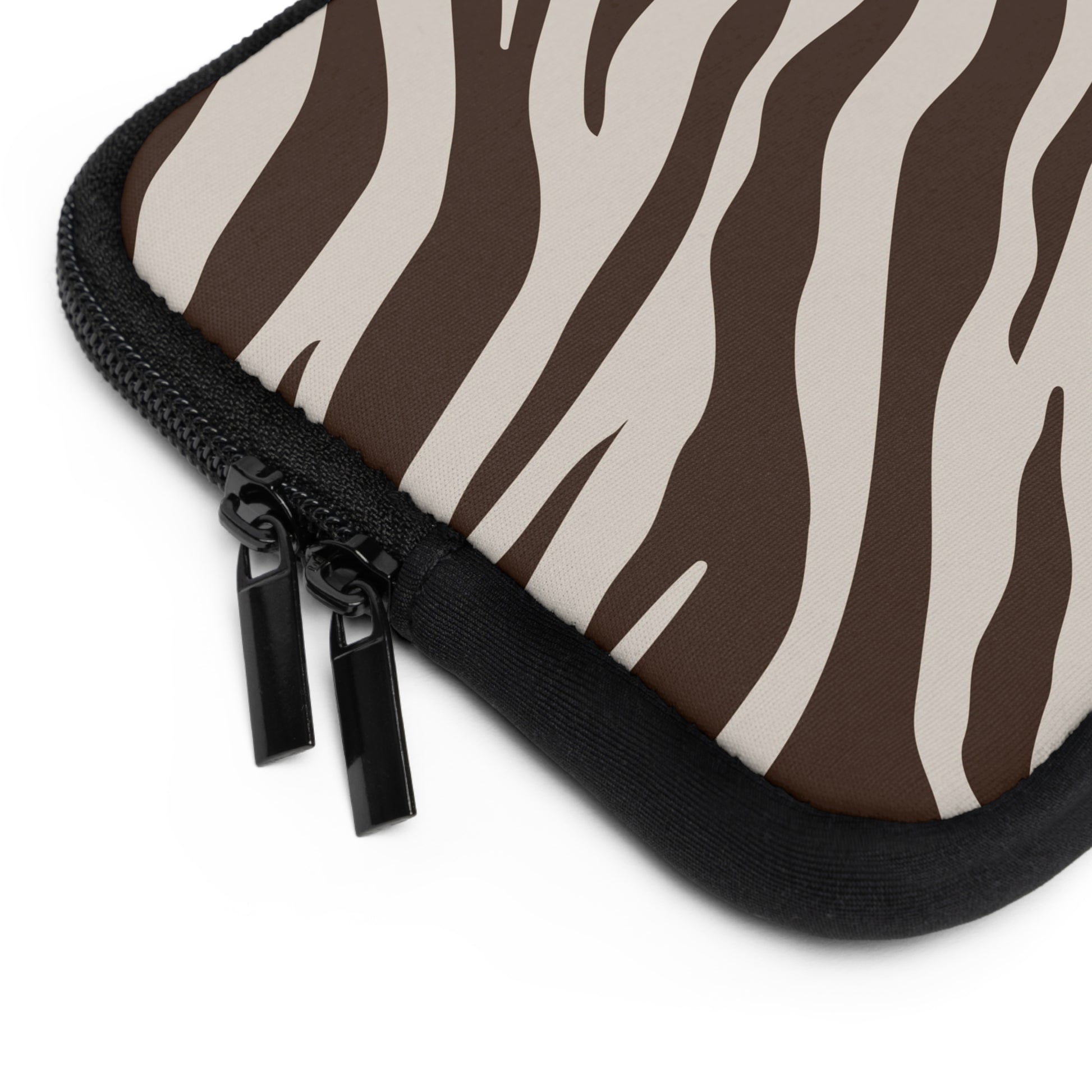 Brown Zebra Laptop Sleeve by etchd, view 12